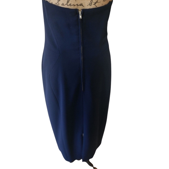 Jill Stuart Strapless Navy Bodycon Strapless Dress - 12 - Picture 6 of 10